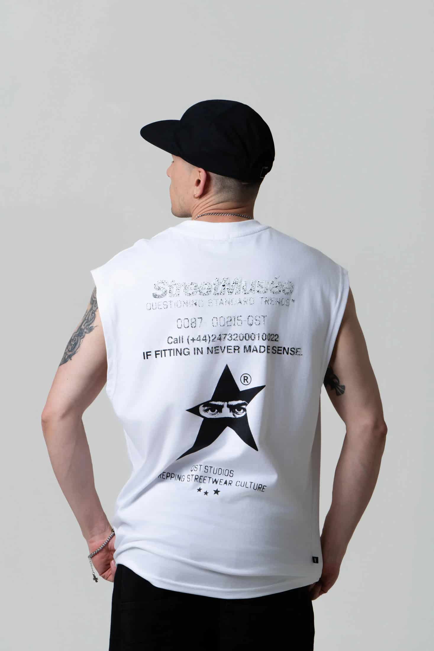 CAMISETA MANGA SISA COLOR BLANCO OPTICO - miniatura 4