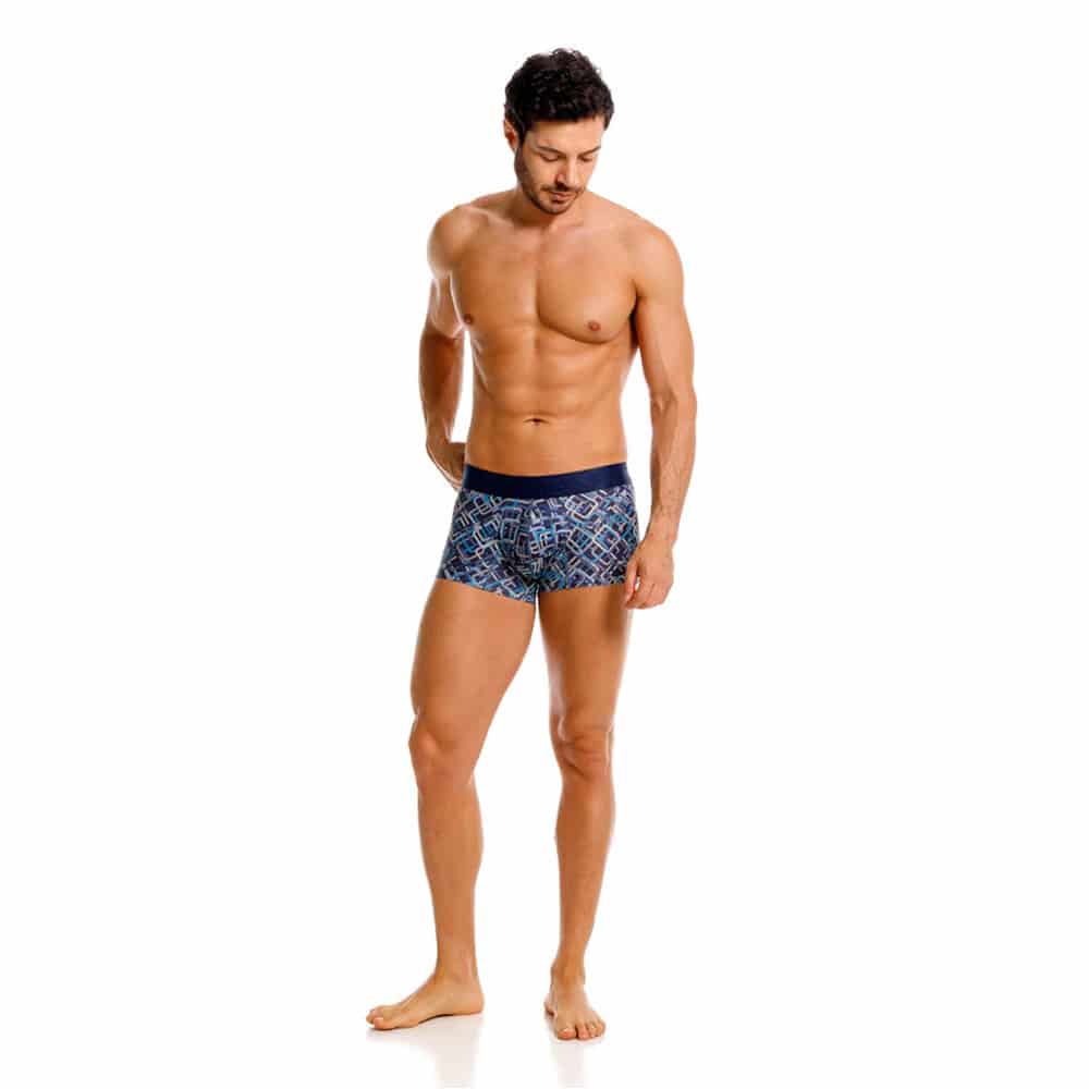 BOXER CORTO MARCO AZUL - miniatura 2
