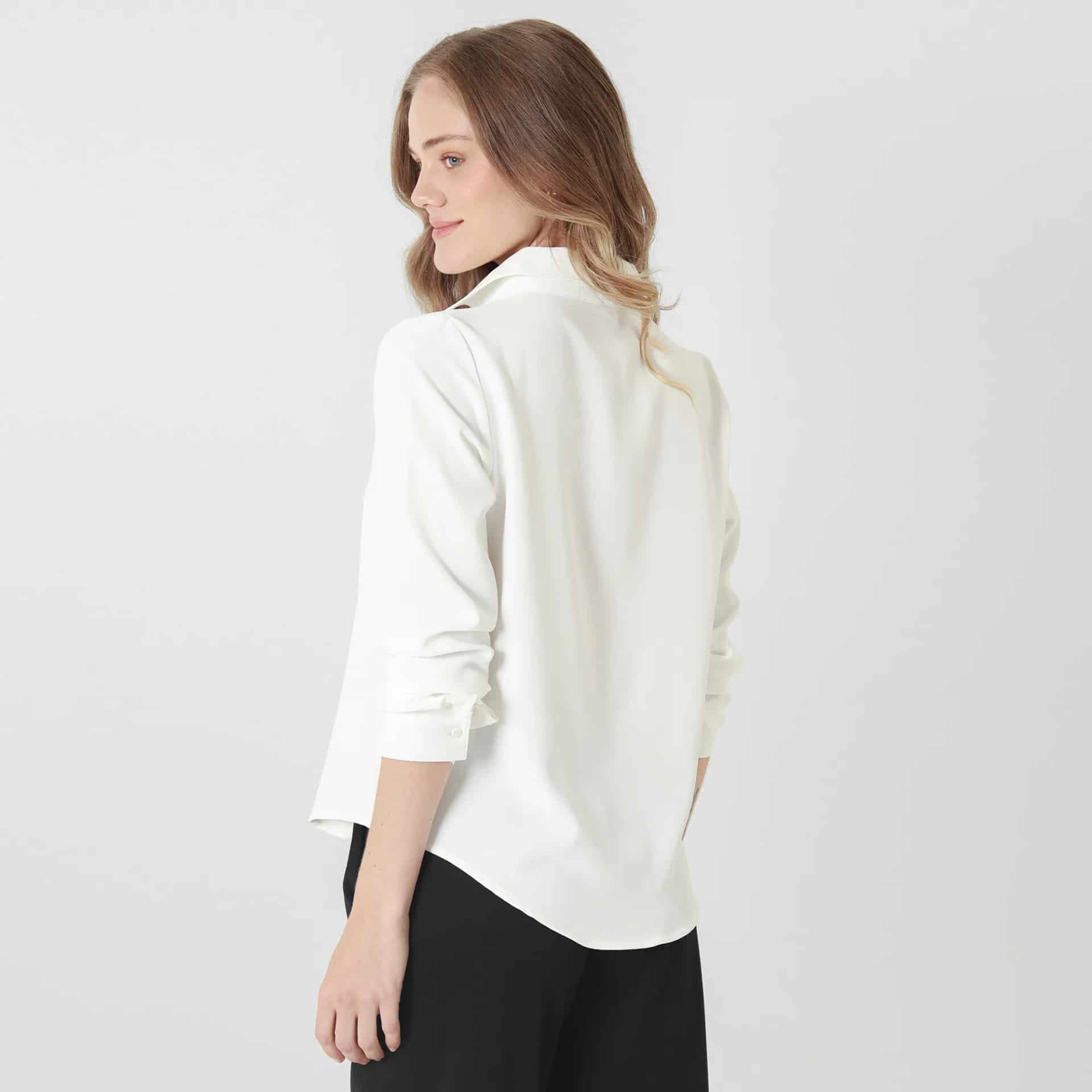 Camisa Cuello Camisero Manga Larga - miniatura 8