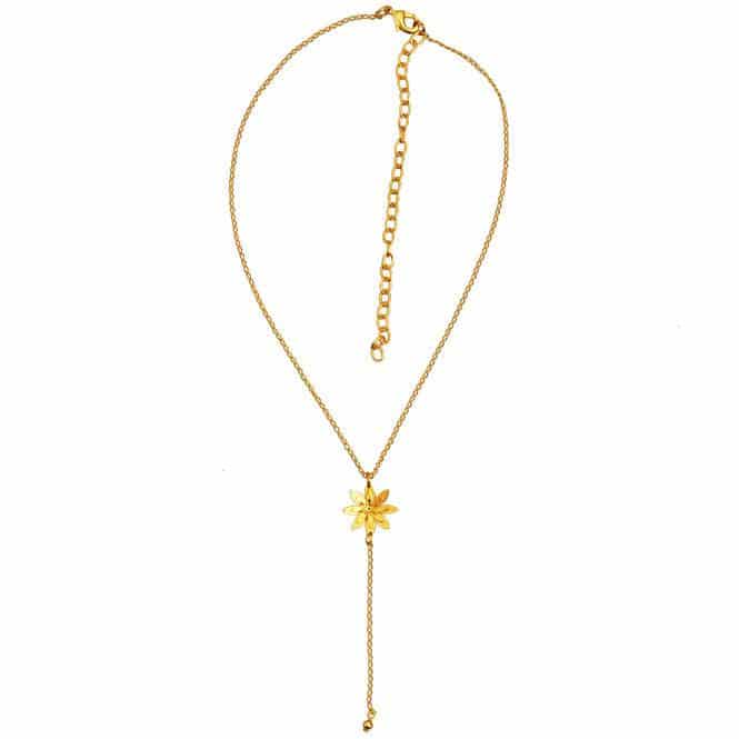 Cadena Choker Flor De Loto Resiliencia - miniatura 1