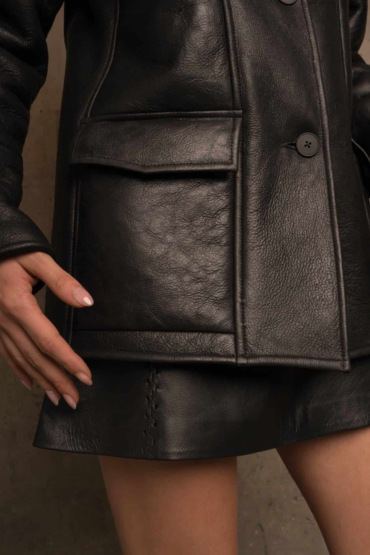 HARRY SHEEPSKIN POCKET JACKET - miniatura 3