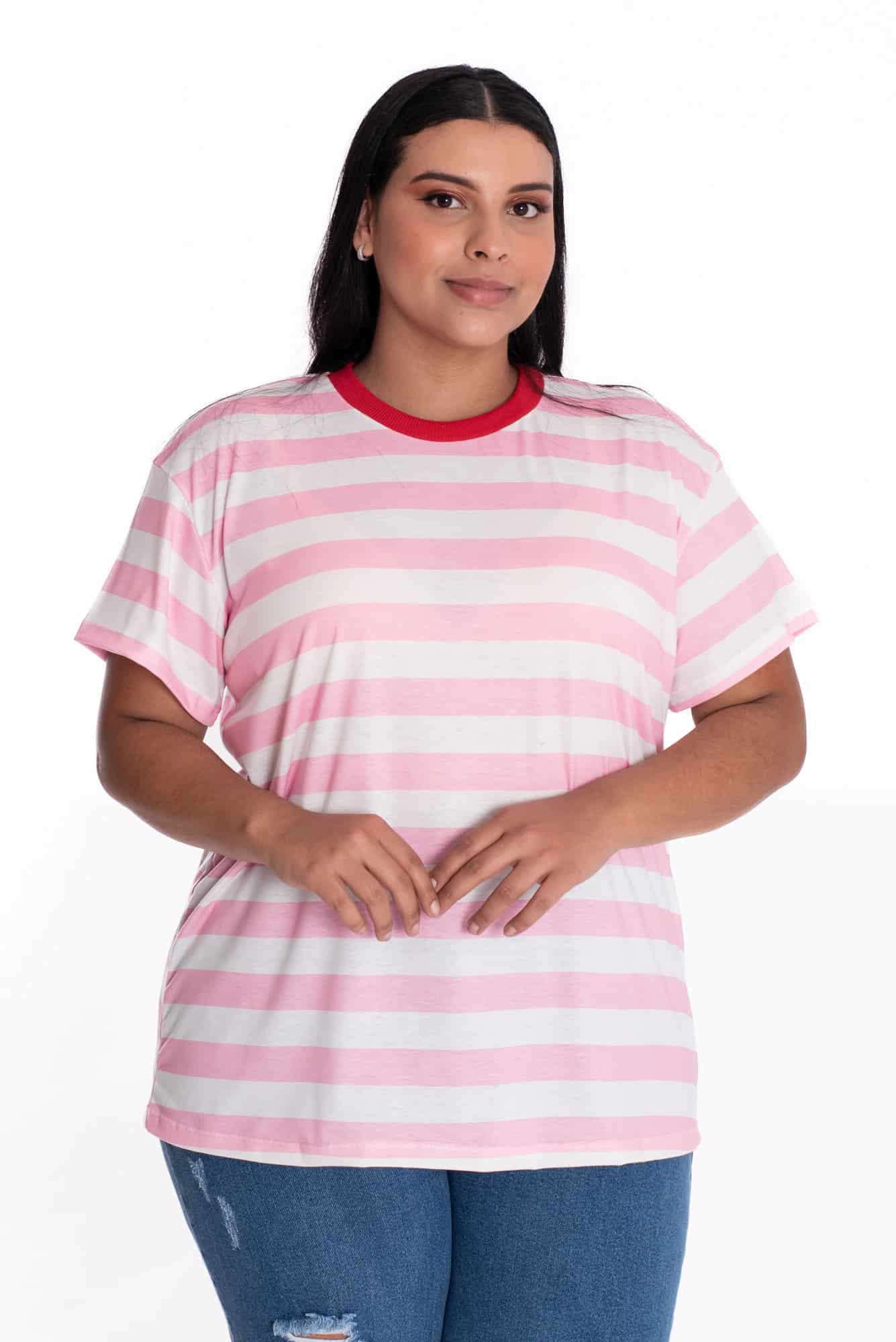 Camiseta Pocket Rosada - miniatura 1