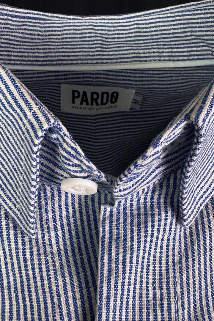 Camisa mini rayas azules - miniatura 5