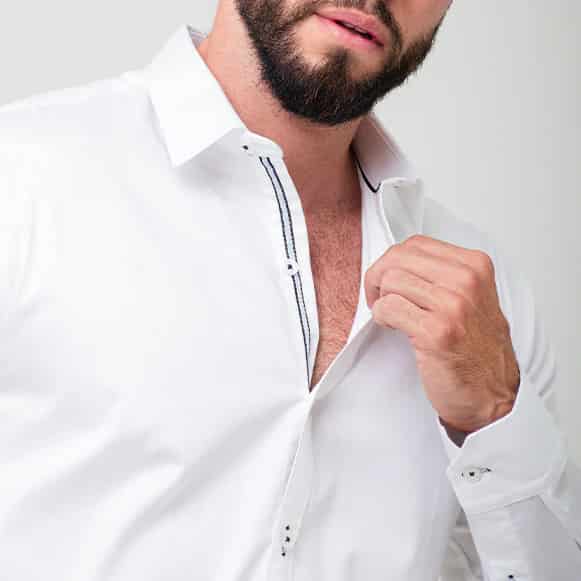 CAMISA ML 100% ALGODON HOMBRE - miniatura 24