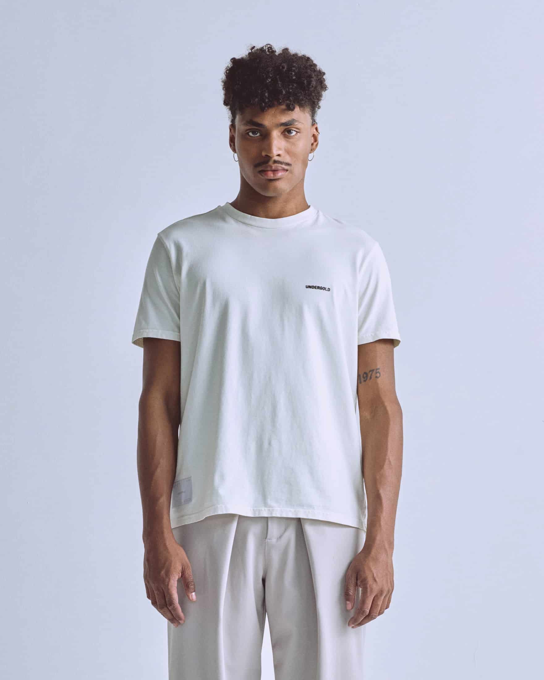 Basics Tiny Logo Regular Fit Tshirt White - miniatura 2