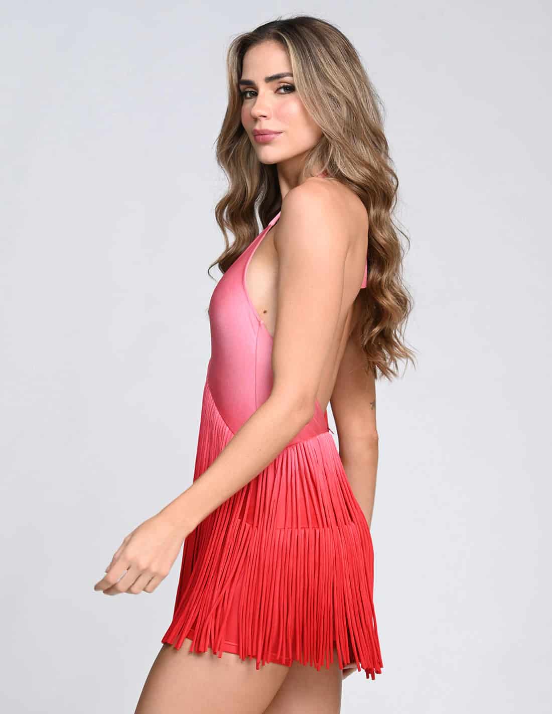 Romper Flowy Faded Red Rose - miniatura 3