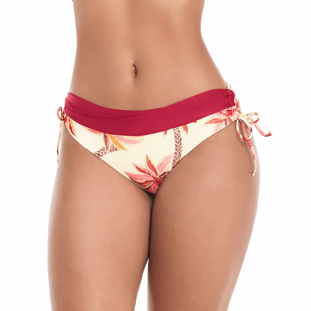 PANTY DE BAÑO CON FAJÓN CRUZADO EN CINTURA - miniatura 5