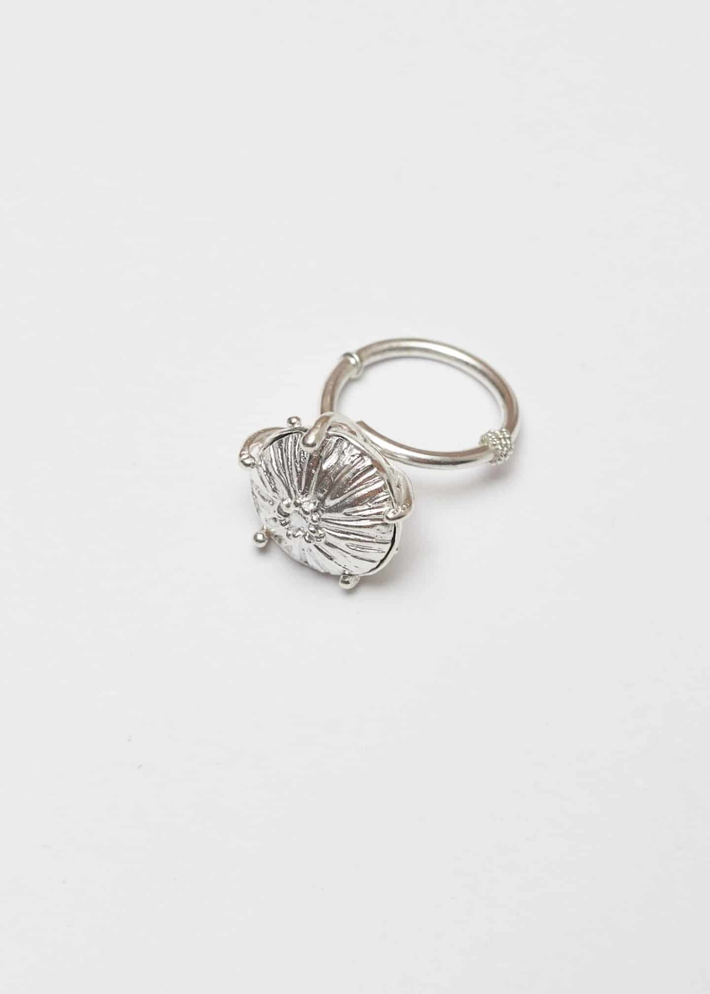 Anillo sombrerito midi plata - miniatura 1