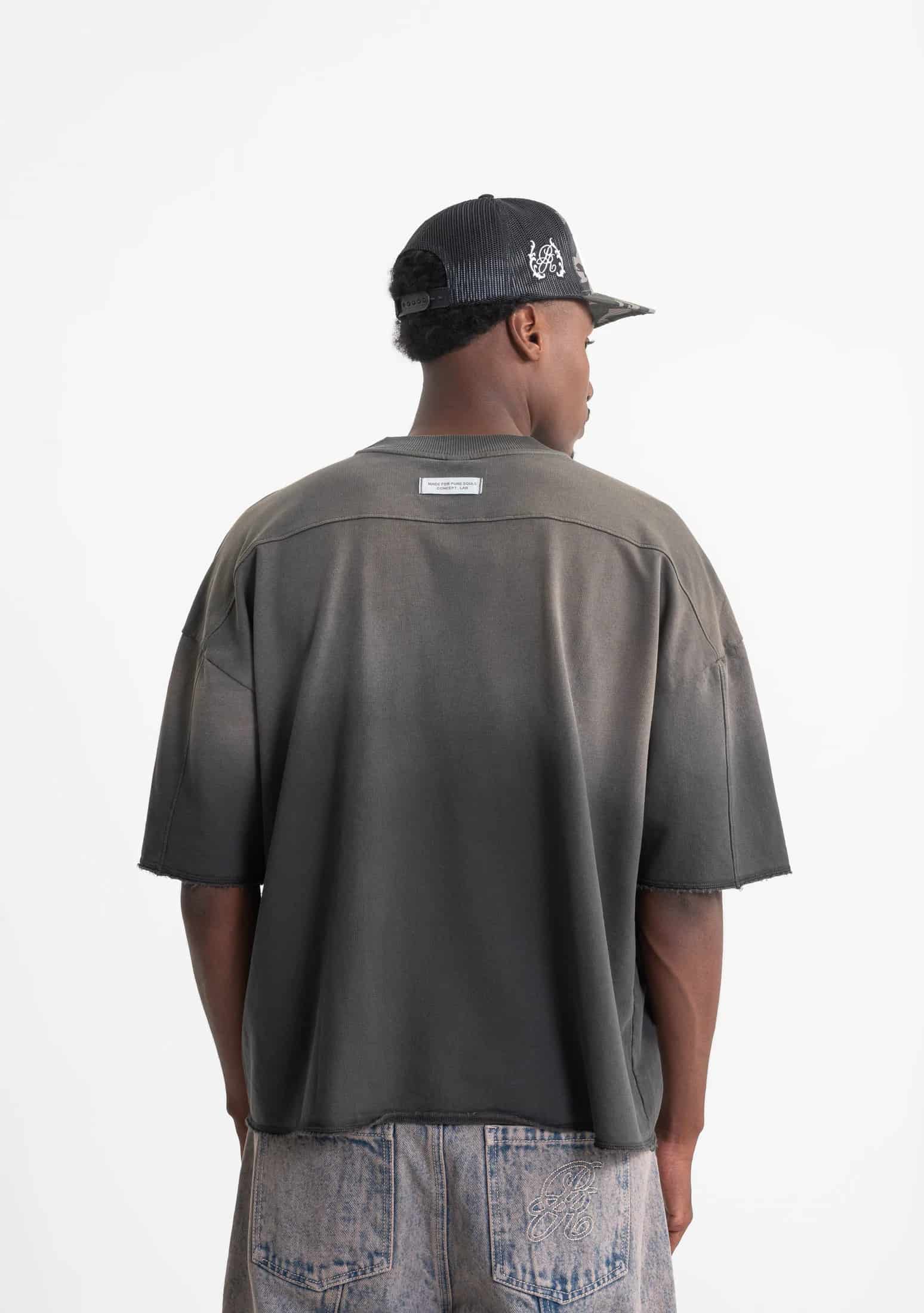Rustic black pocket t-shirt - miniatura 4