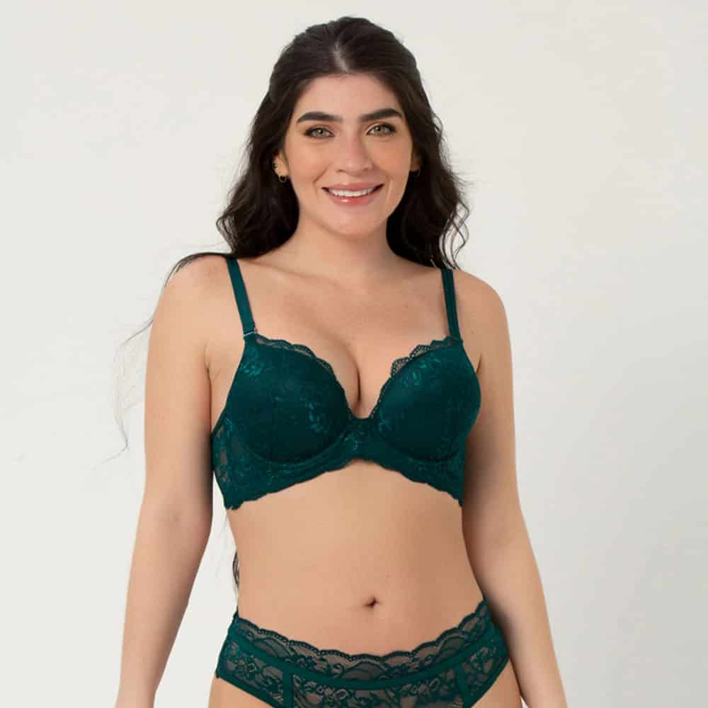Brasier doble push up con encaje - miniatura 8