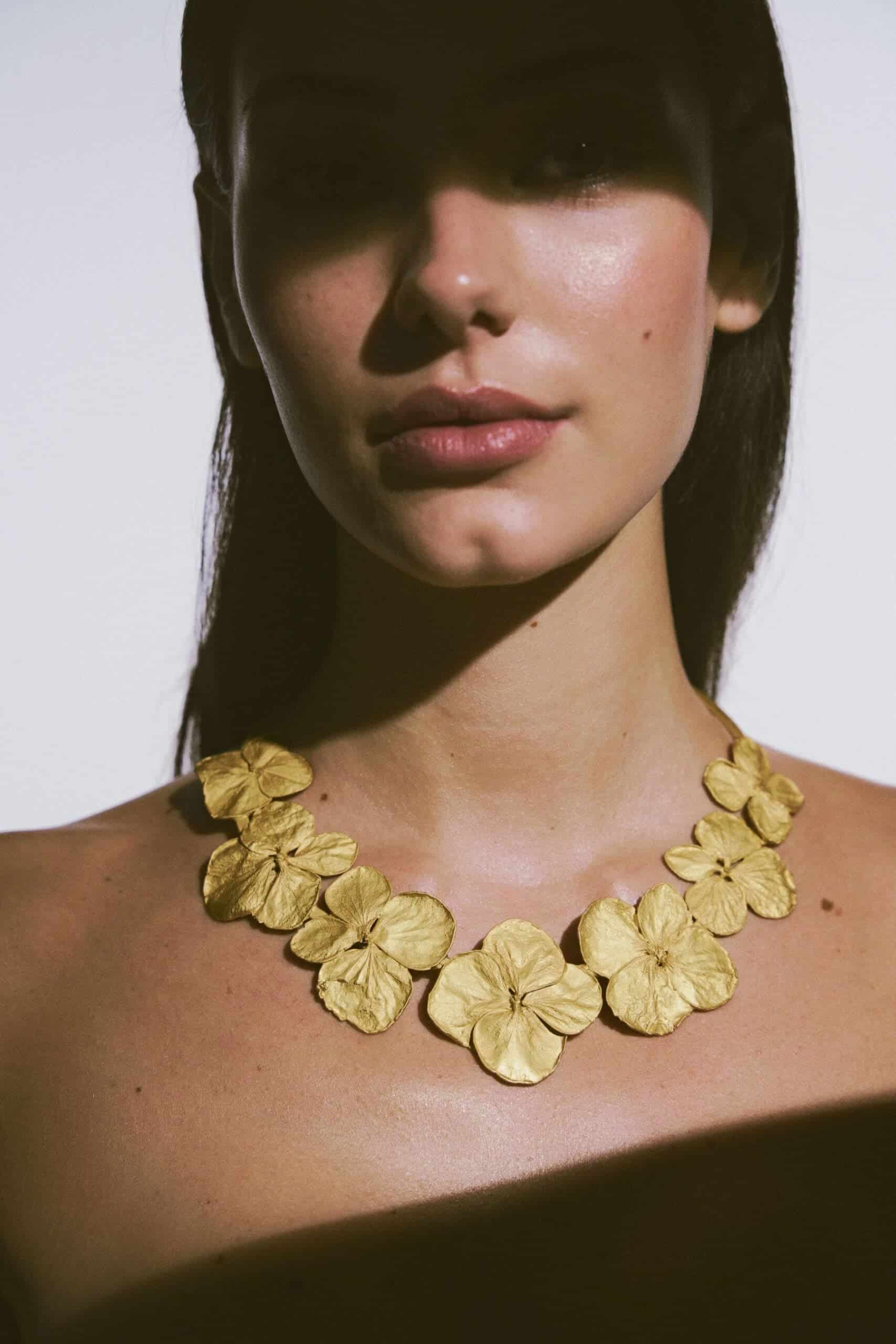 COLLAR HOOP HORTENSIAS - miniatura 2
