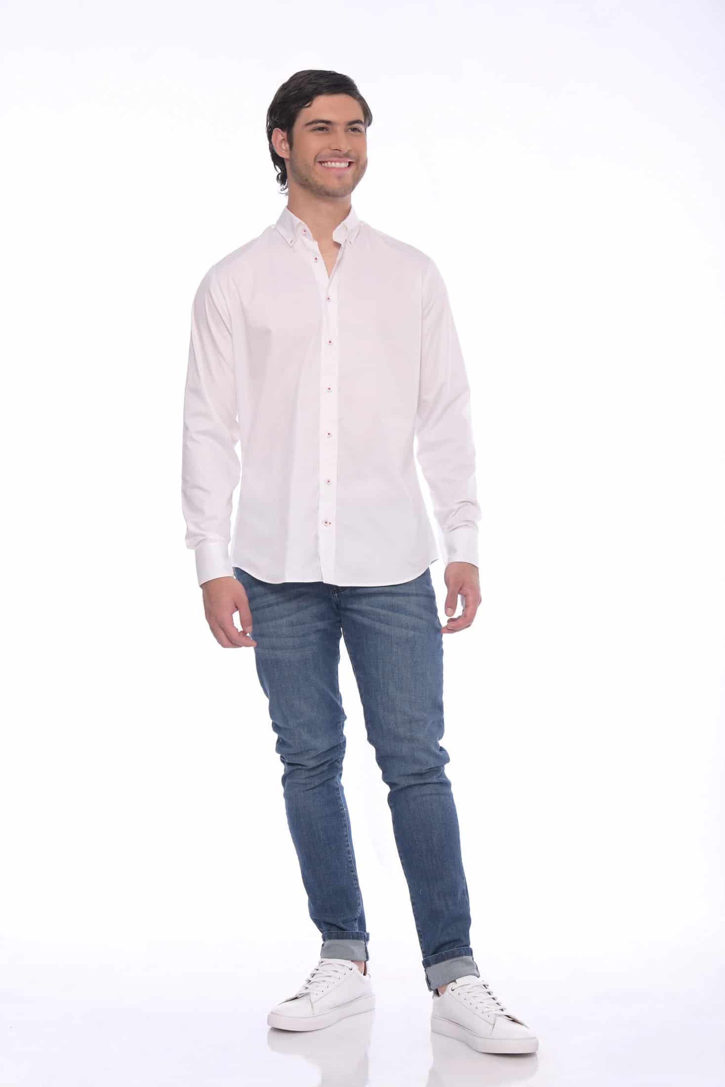 Camisa Algodón Blanco - miniatura 2