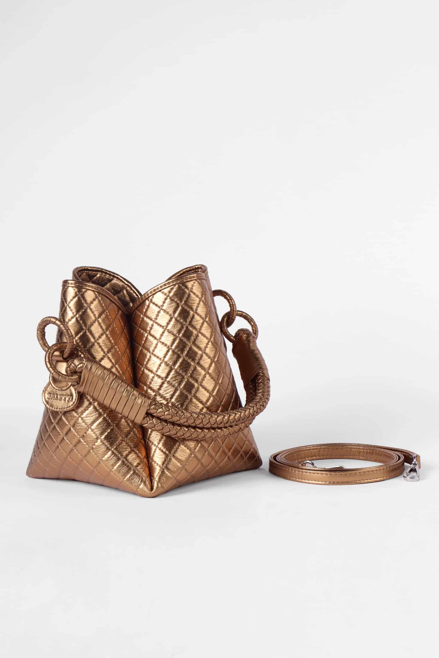 Tulip Bucket Bag, Gold. Limited Edition - miniatura 3