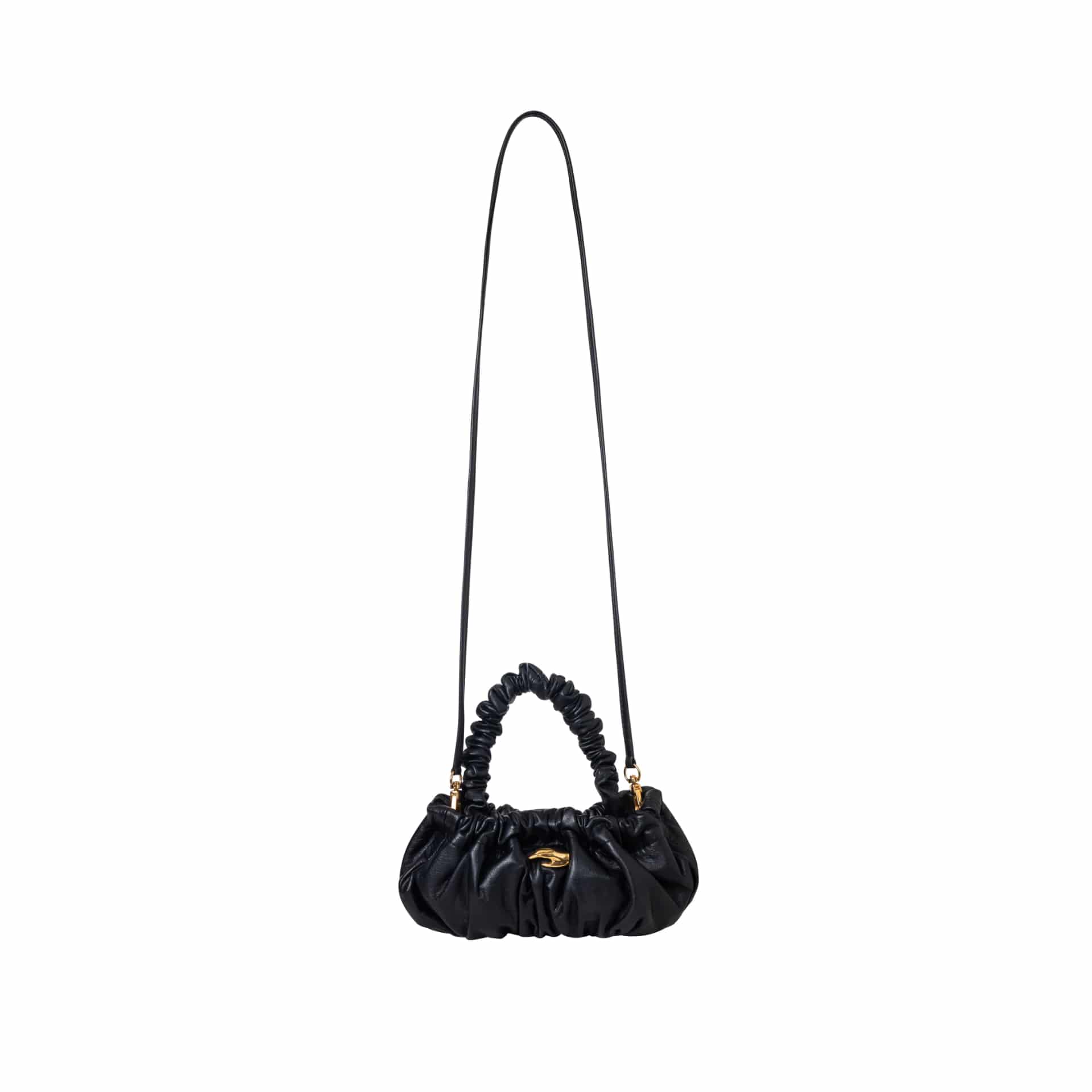 Pierre M Black Leather Bag - miniatura 15