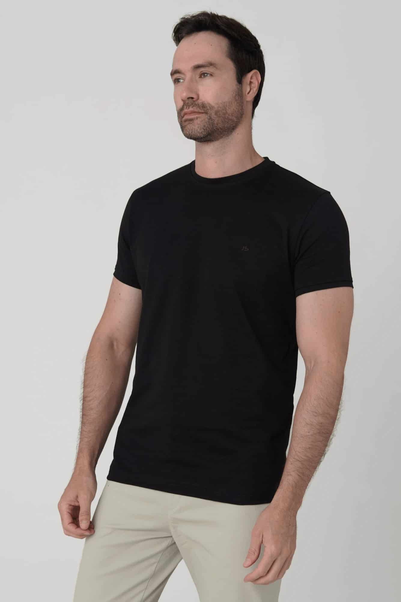 Camiseta cuello redondo para hombre Jon Sonen 020424006 - miniatura 4