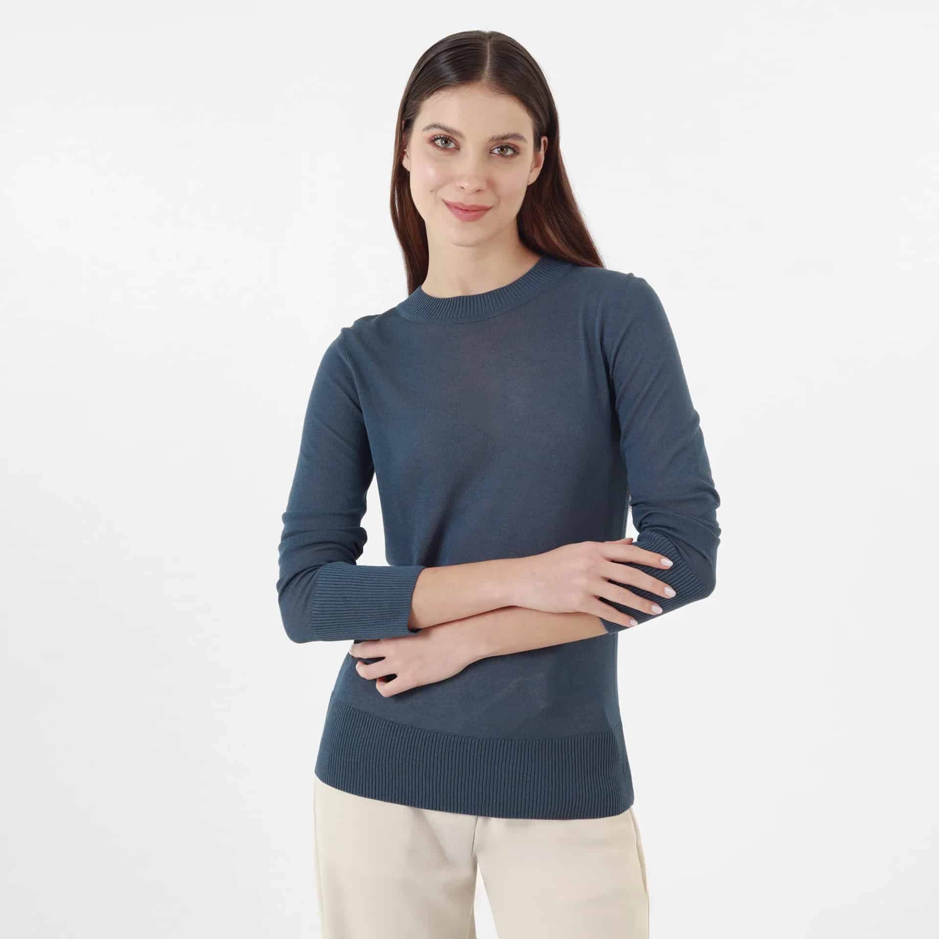 Sweater Cuello Alto Manga Larga - miniatura 15