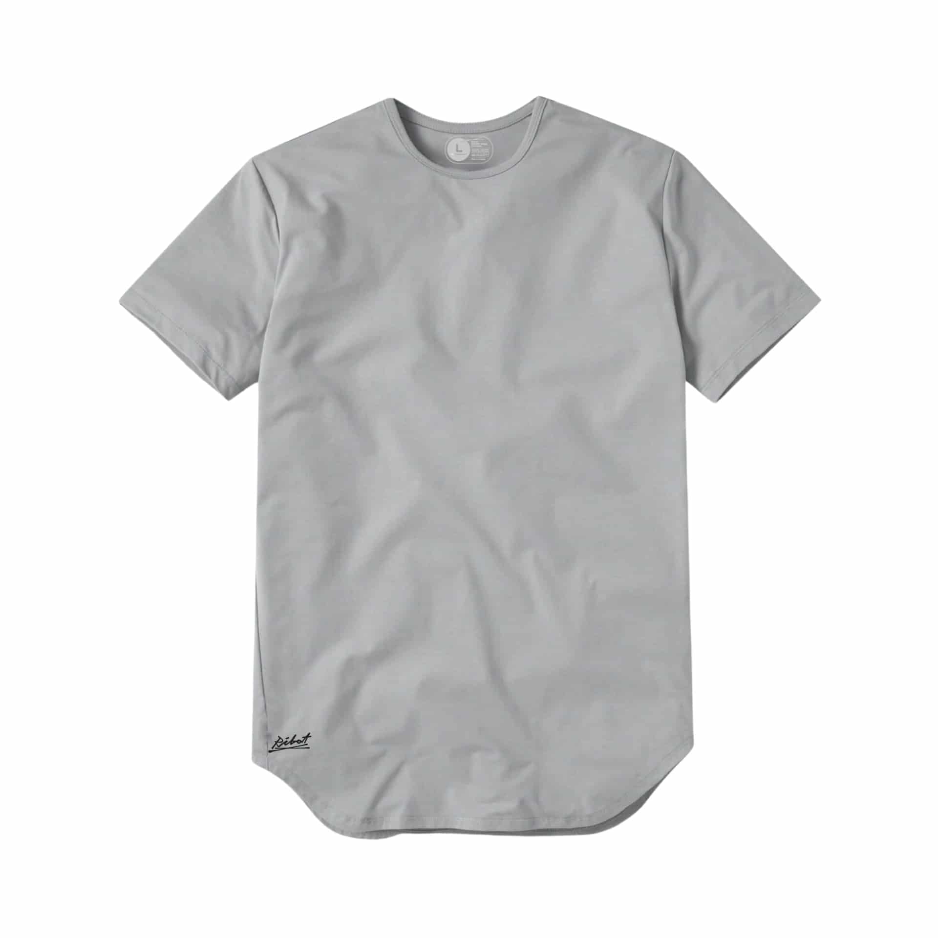 Camiseta Básica Curve Gris Claro - miniatura 2