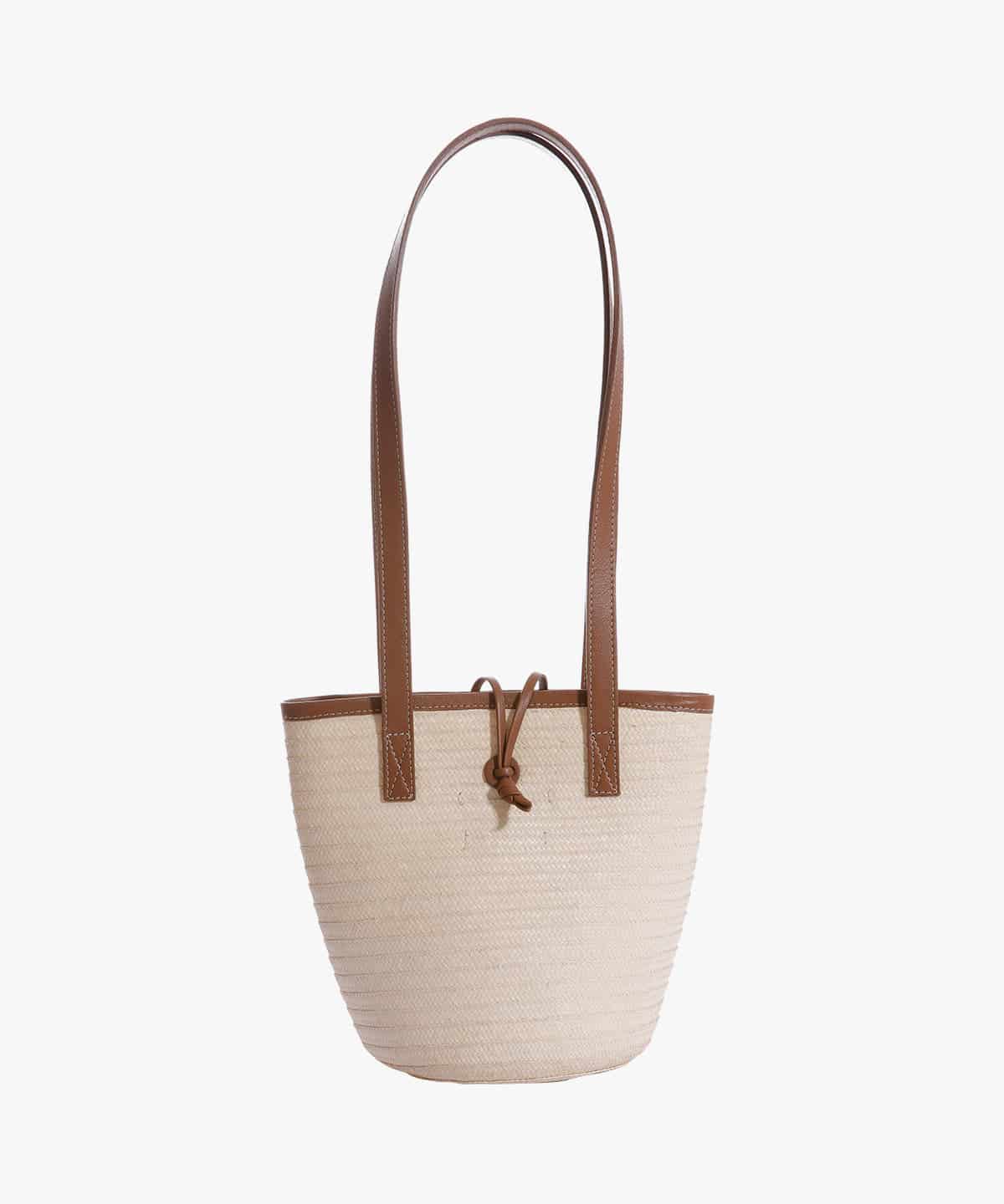 Marcial Mini in Raffia and Leather - miniatura 3