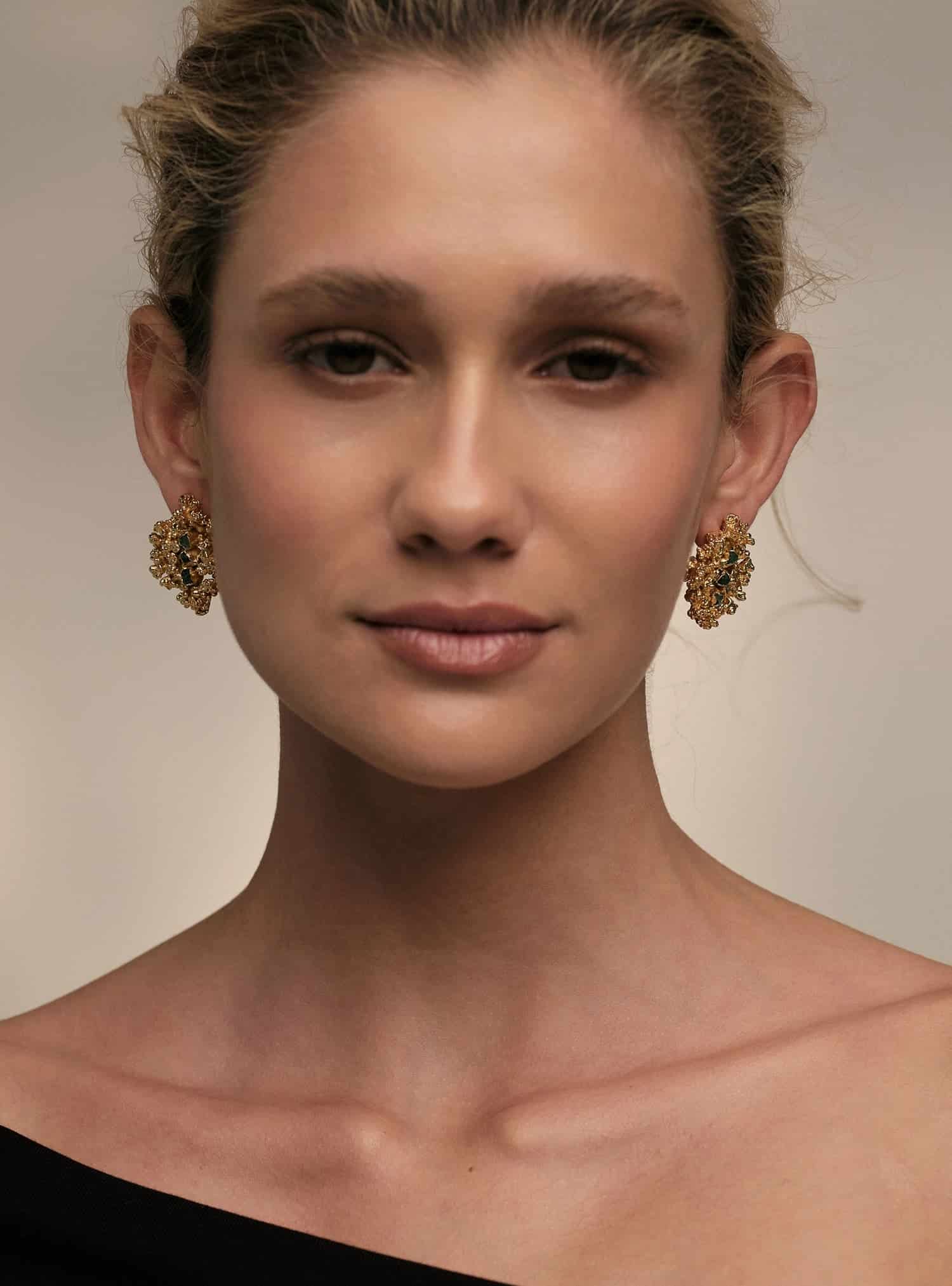 Halo 3 Emerald Earrings - miniatura 3