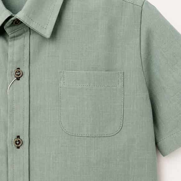 CAMISA MC LINO LISA NINO - miniatura 3