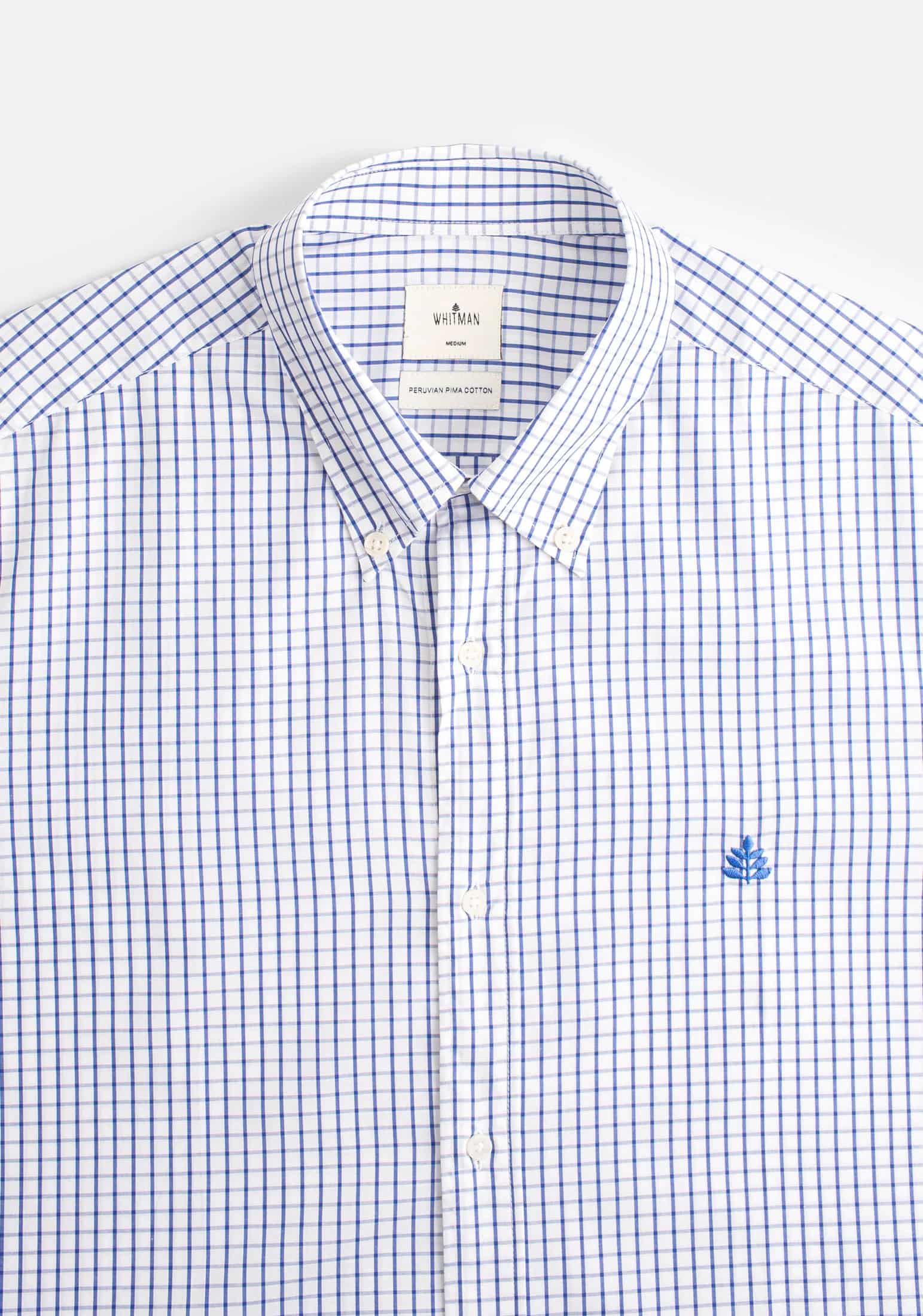 Camisa H CBD Cuadros Grd L-Azl Azul Osc - miniatura 2