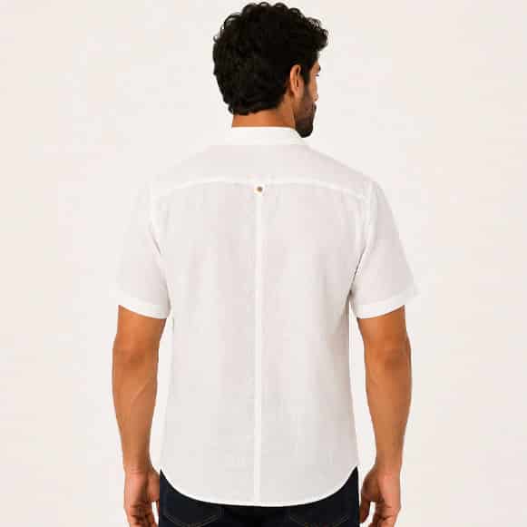 CAMISA MC 100% LINO HOMBRE - miniatura 4