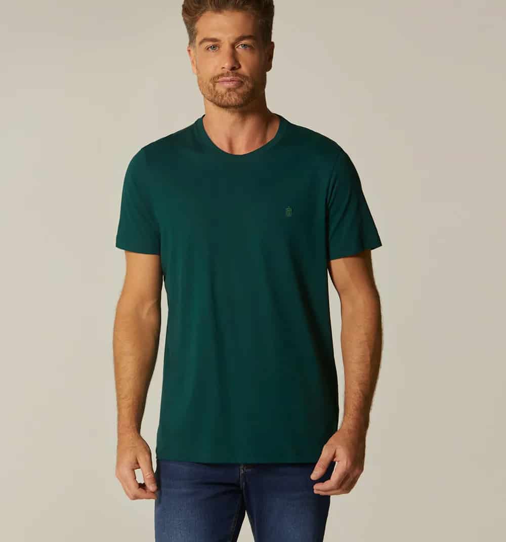 Camiseta básica para hombre - miniatura 3