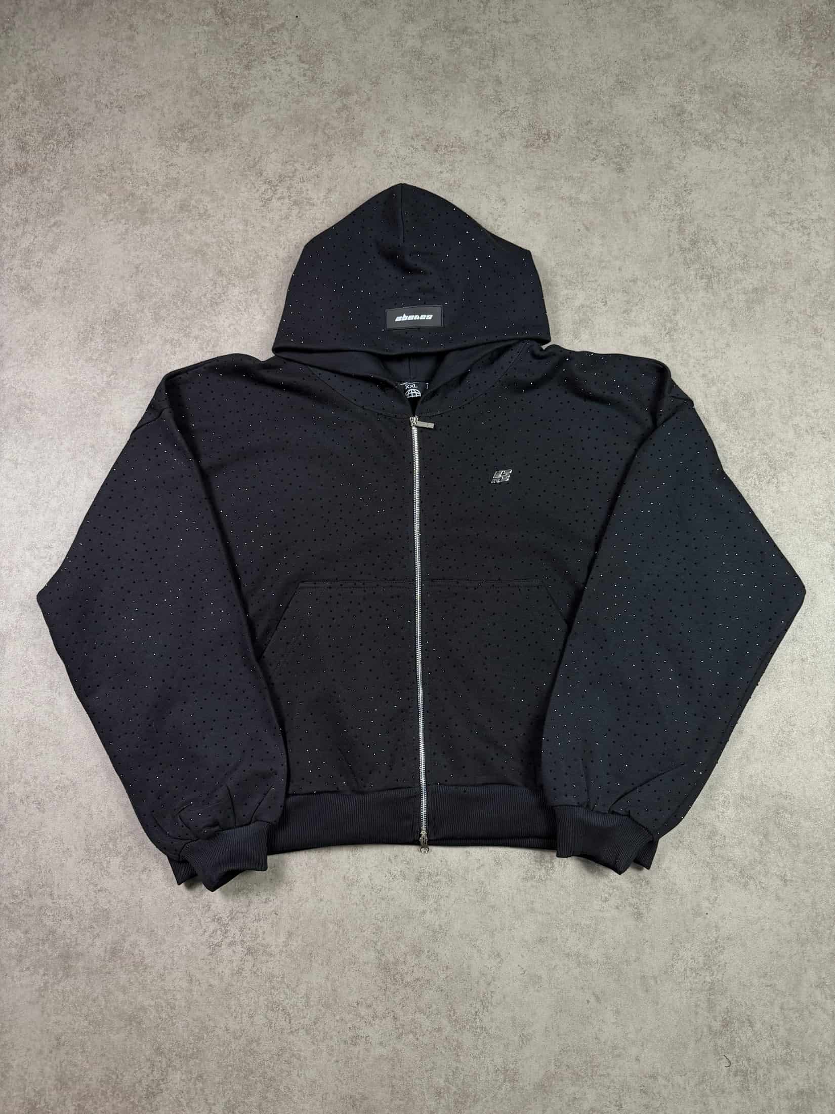 Double Zip Hoodie Boxy fit Diamond - miniatura 3