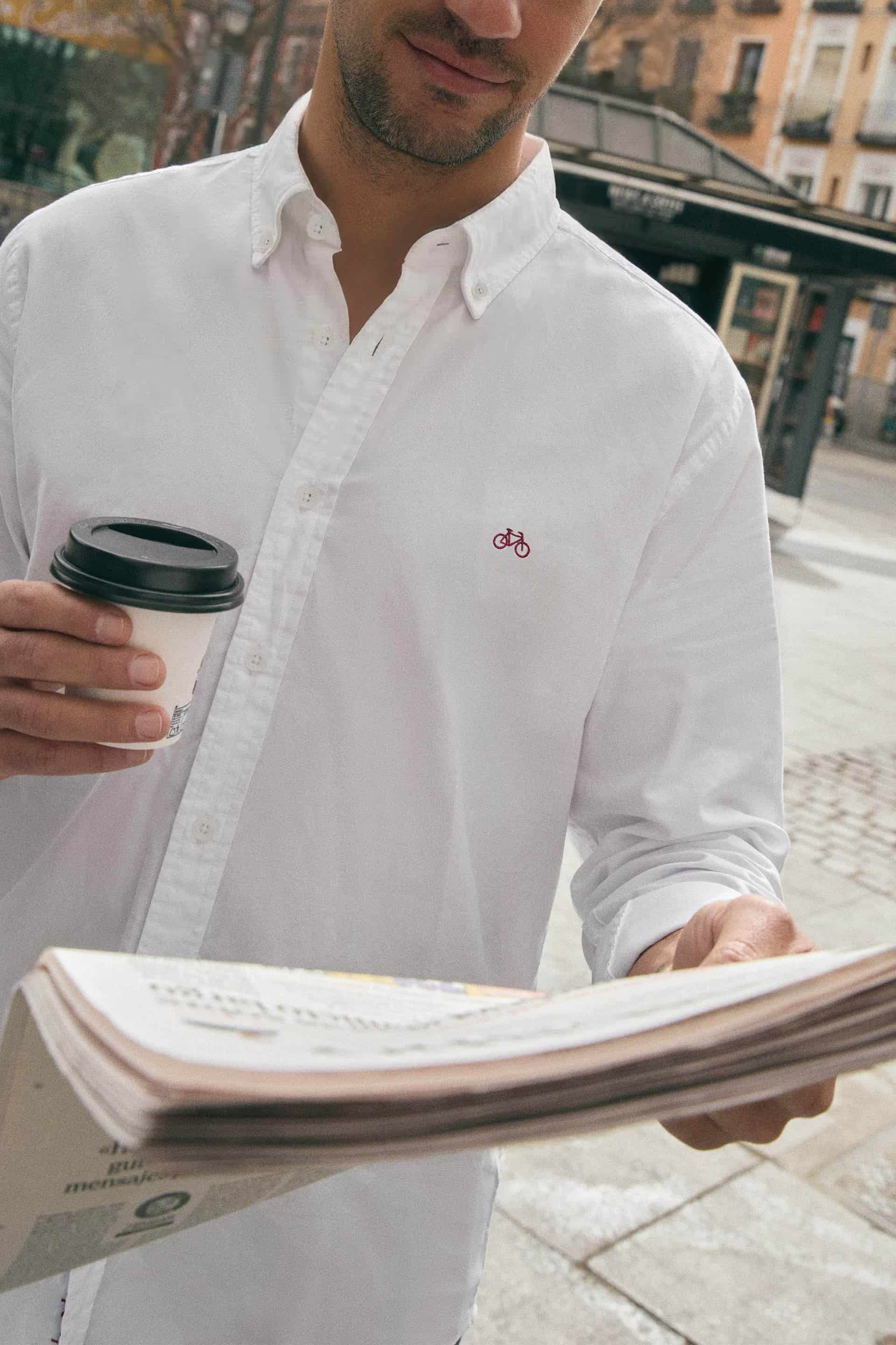 CAMISA OXFORD BLANCO - miniatura 3