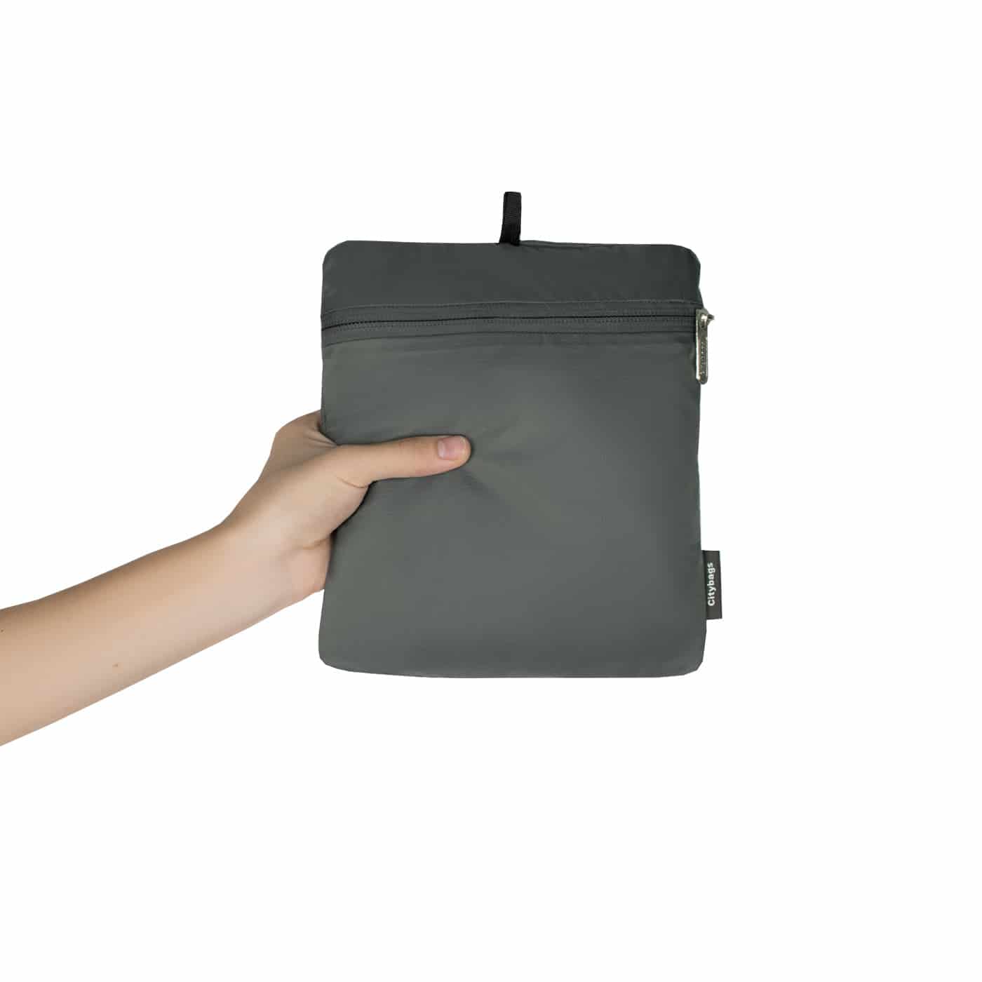 Bolso Manos Libres Viajero Citybags Light Gris - miniatura 2