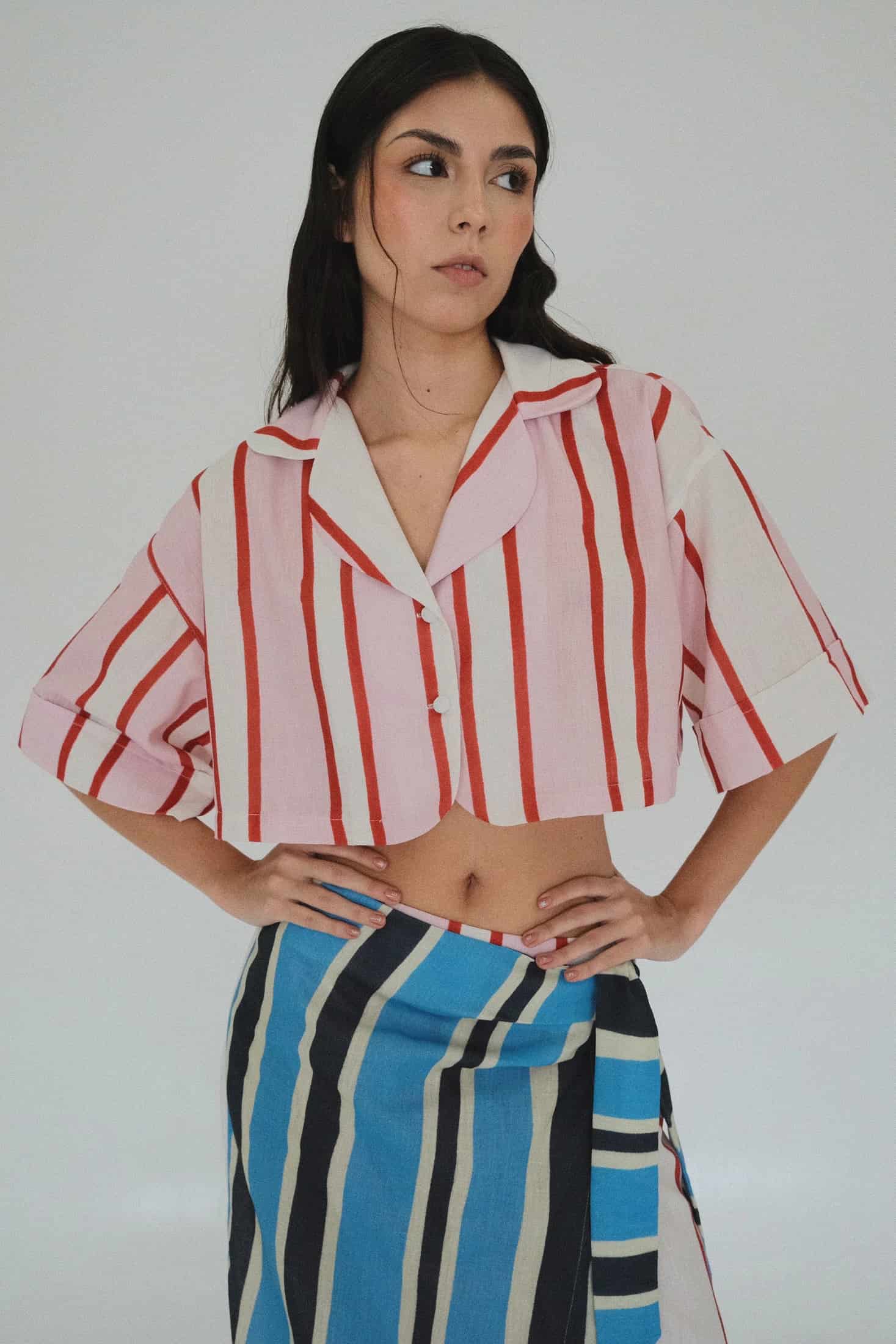 CANDY CROPPED SHIRT - miniatura 1