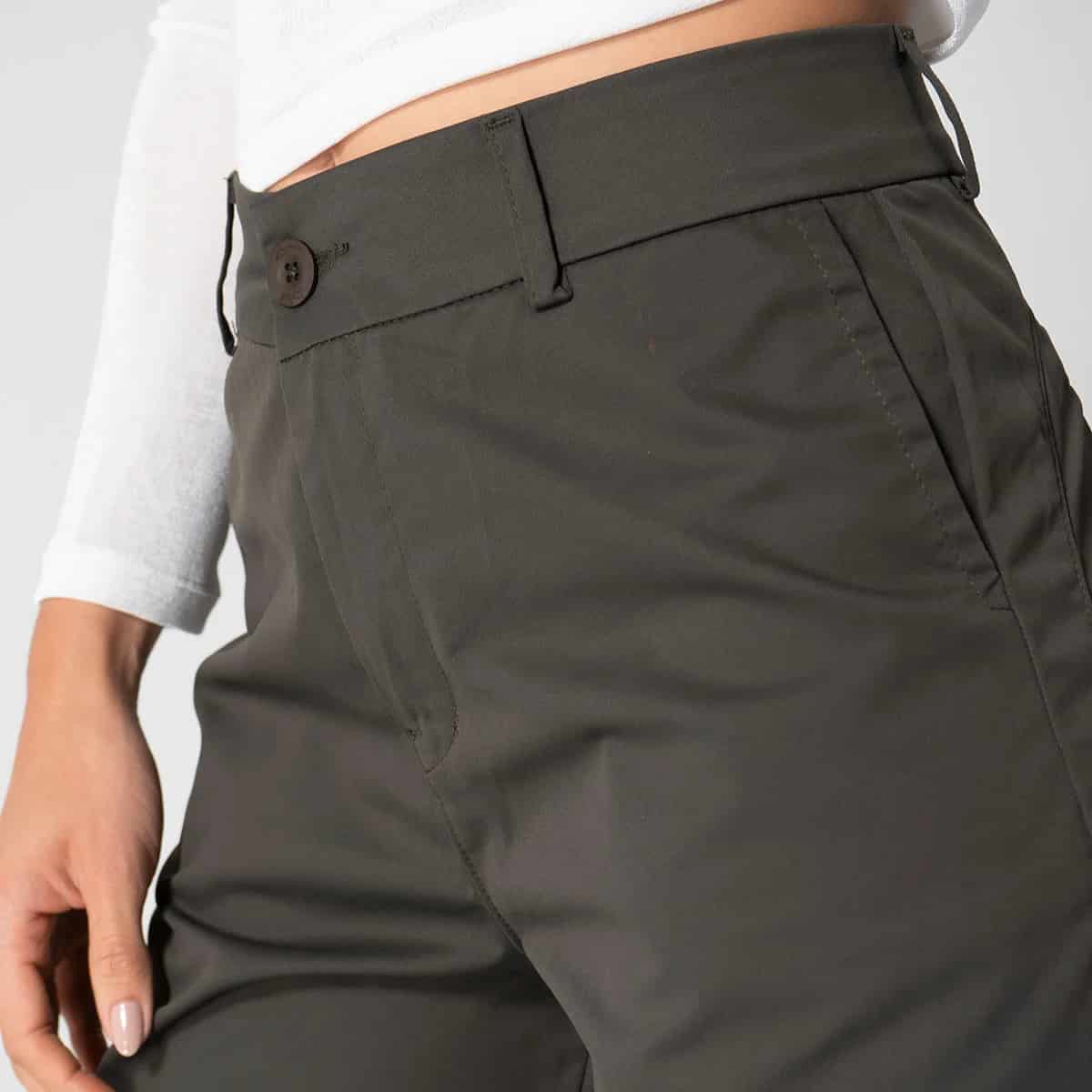 Pantalon Unicolor Wide Leg Zac - miniatura 5