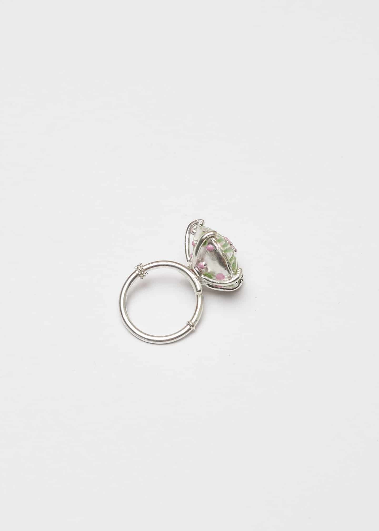 Anillo sombrerito midi plata - miniatura 2