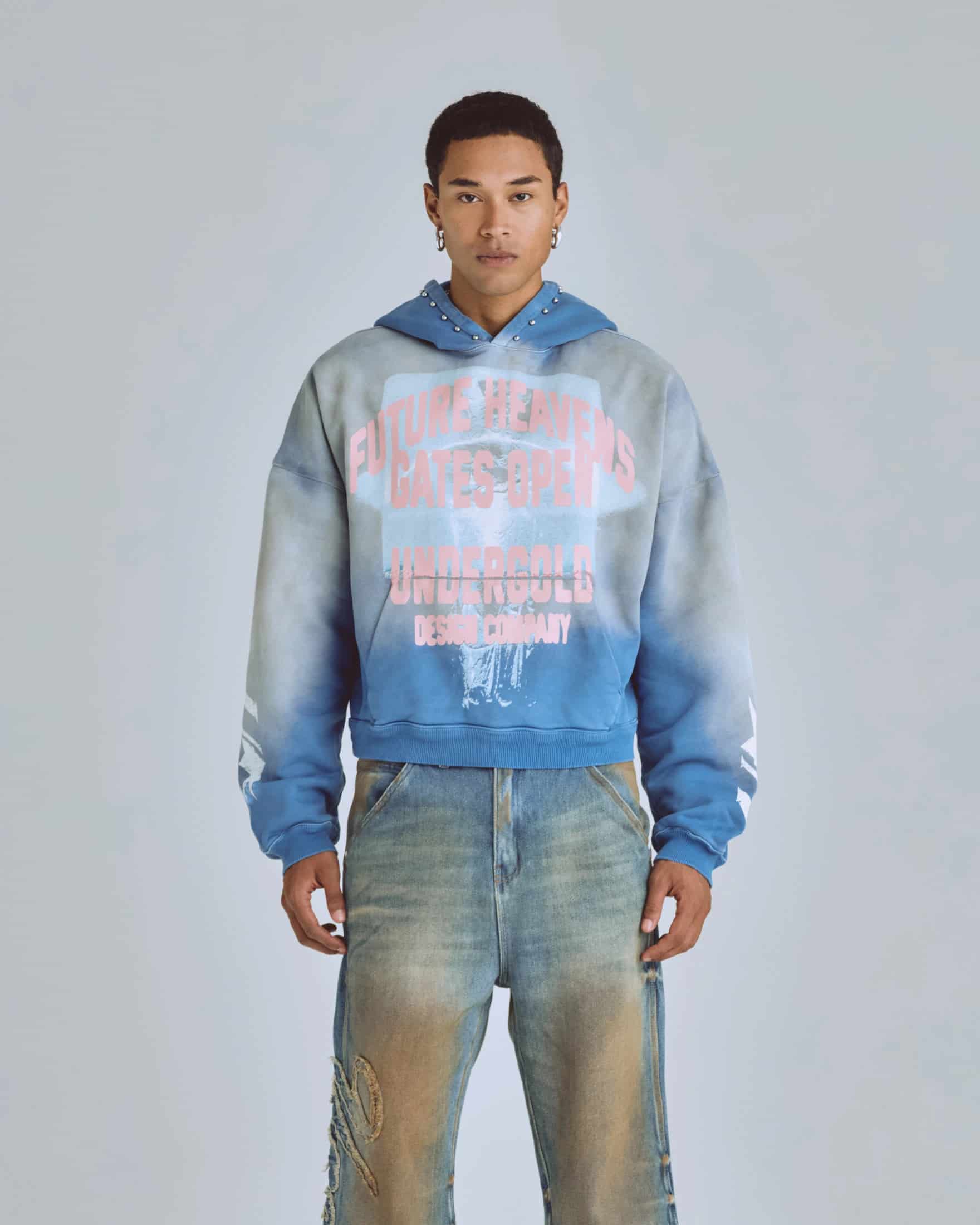 Agnus Dei Future Heavens Hoodie Storm Blue - miniatura 2