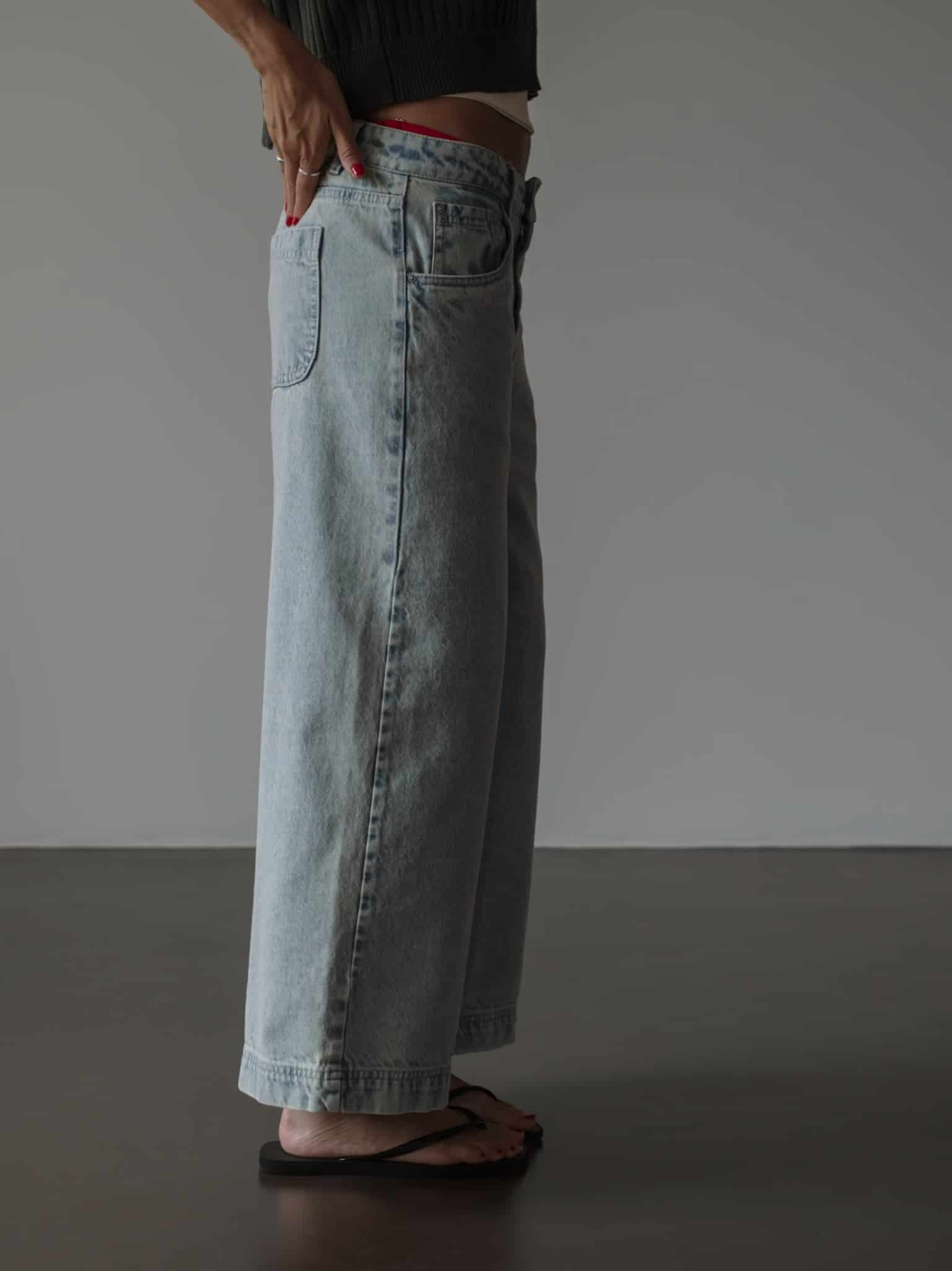THE CULOTTE CLASSIC JEAN - NEW SOFT BLUE - miniatura 8