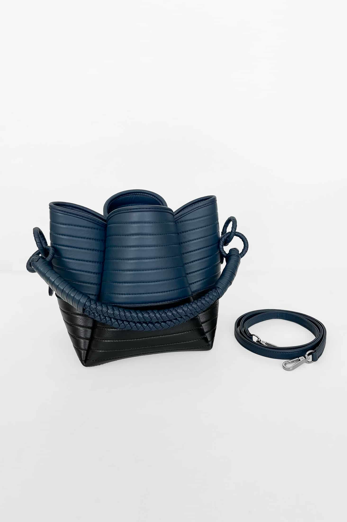 Tulip Oxford Bag, Black & Blue - miniatura 6