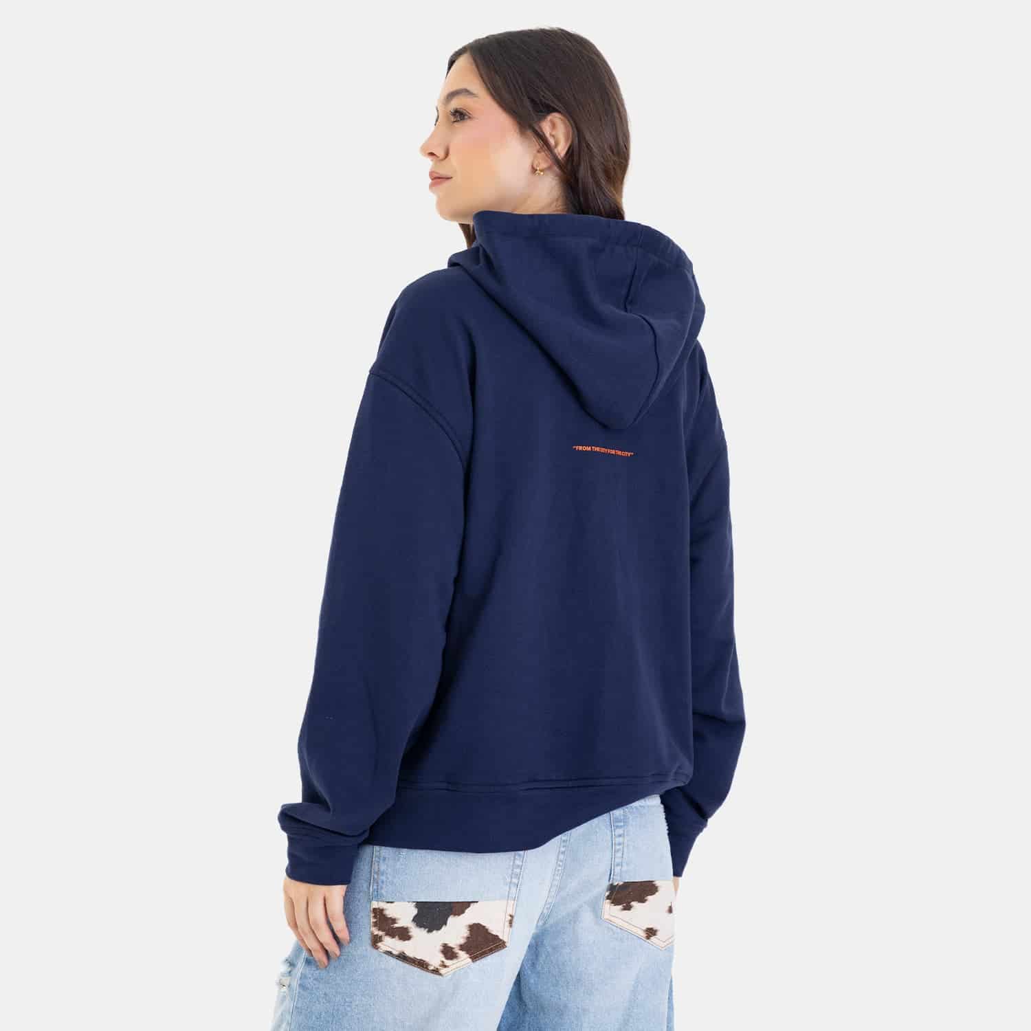 Zip Hoodie Regular Fit Dark Blue - miniatura 7