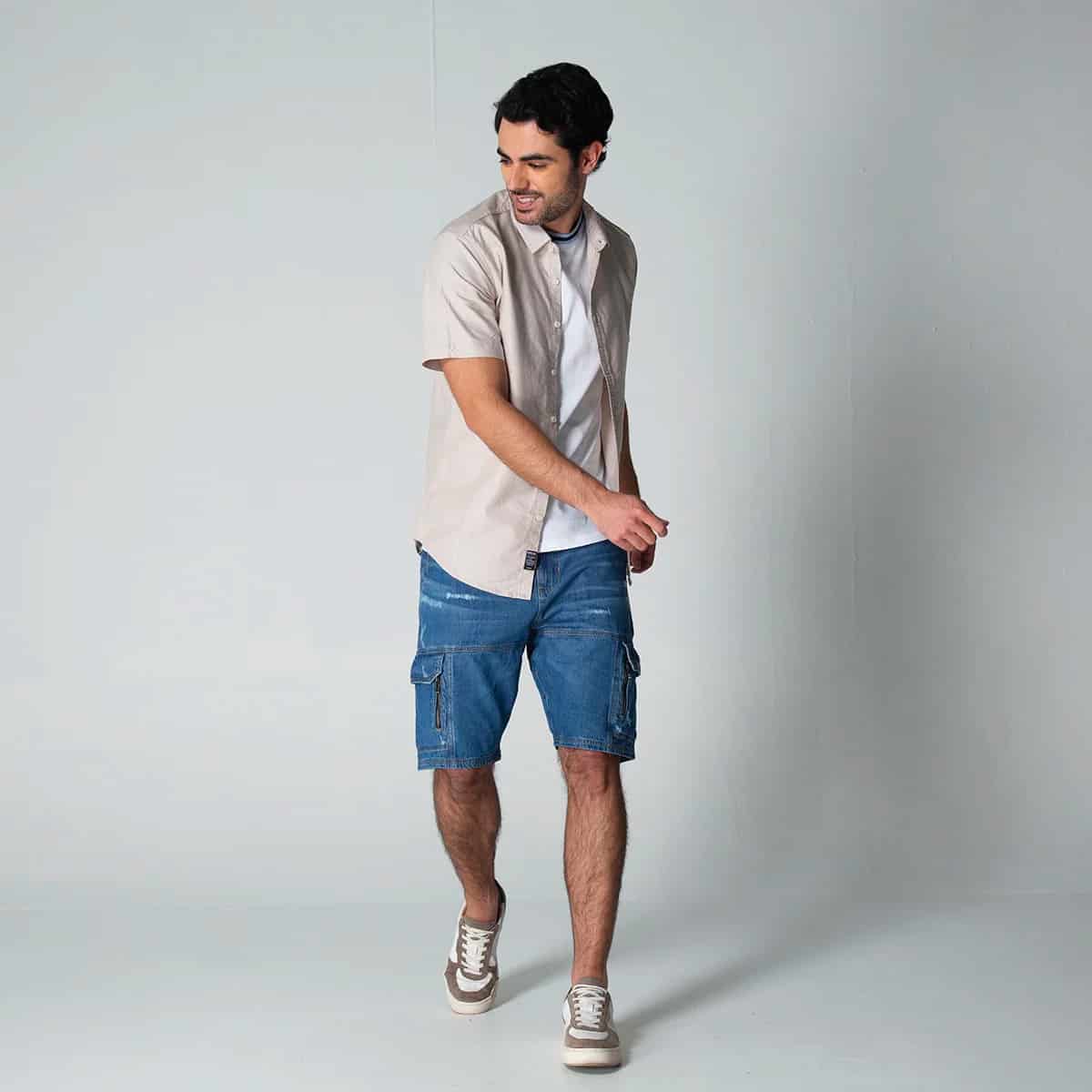Bermuda Denim Cargo Party - miniatura 1
