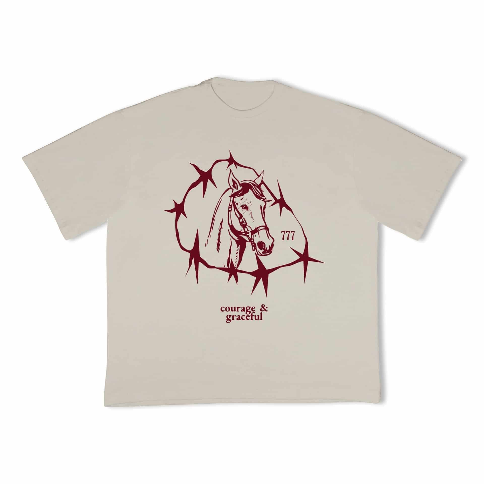 Bone T-Shirt Boxy Horse - miniatura 1