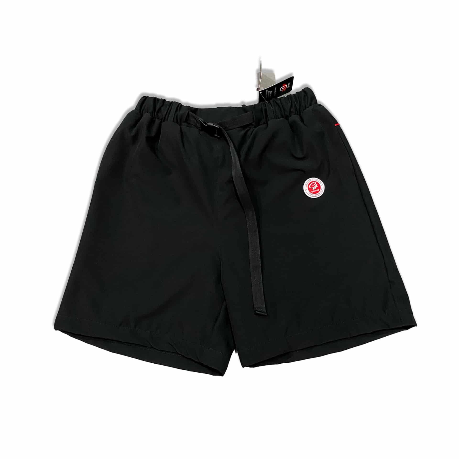 Pantaloneta Negra Con Cinturón - miniatura 1