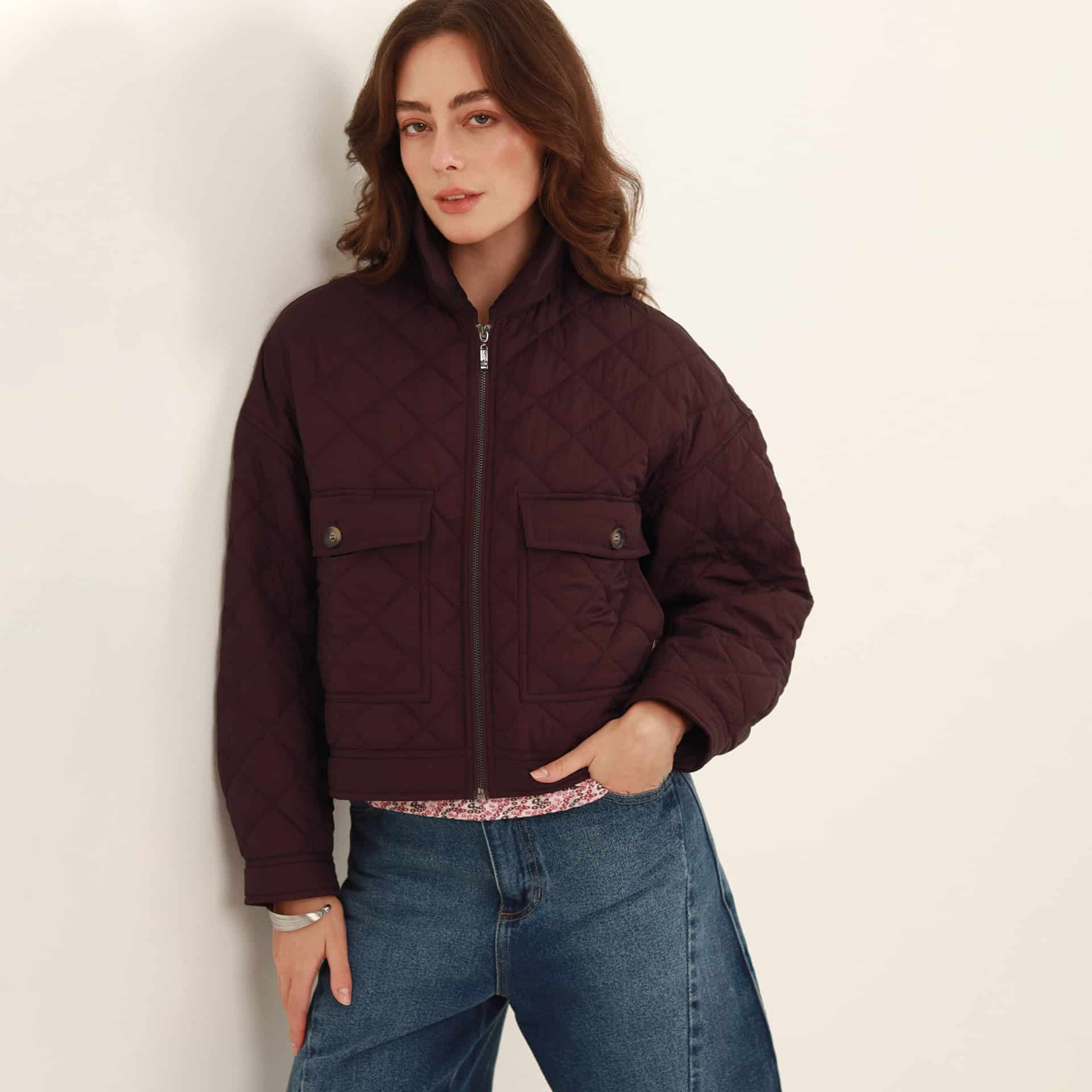 Chaqueta acolchada crop - miniatura 7