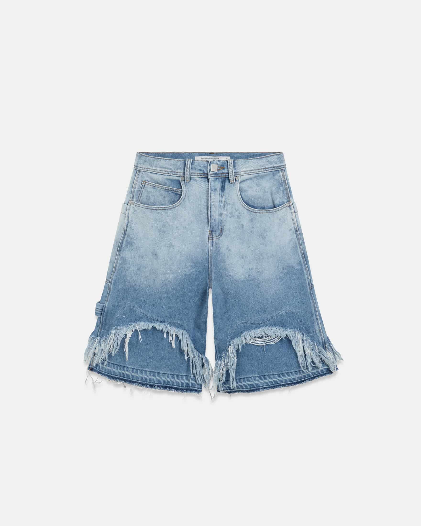 Holy State UNDRGLD Double Destroyed Jorts Blue - miniatura 3