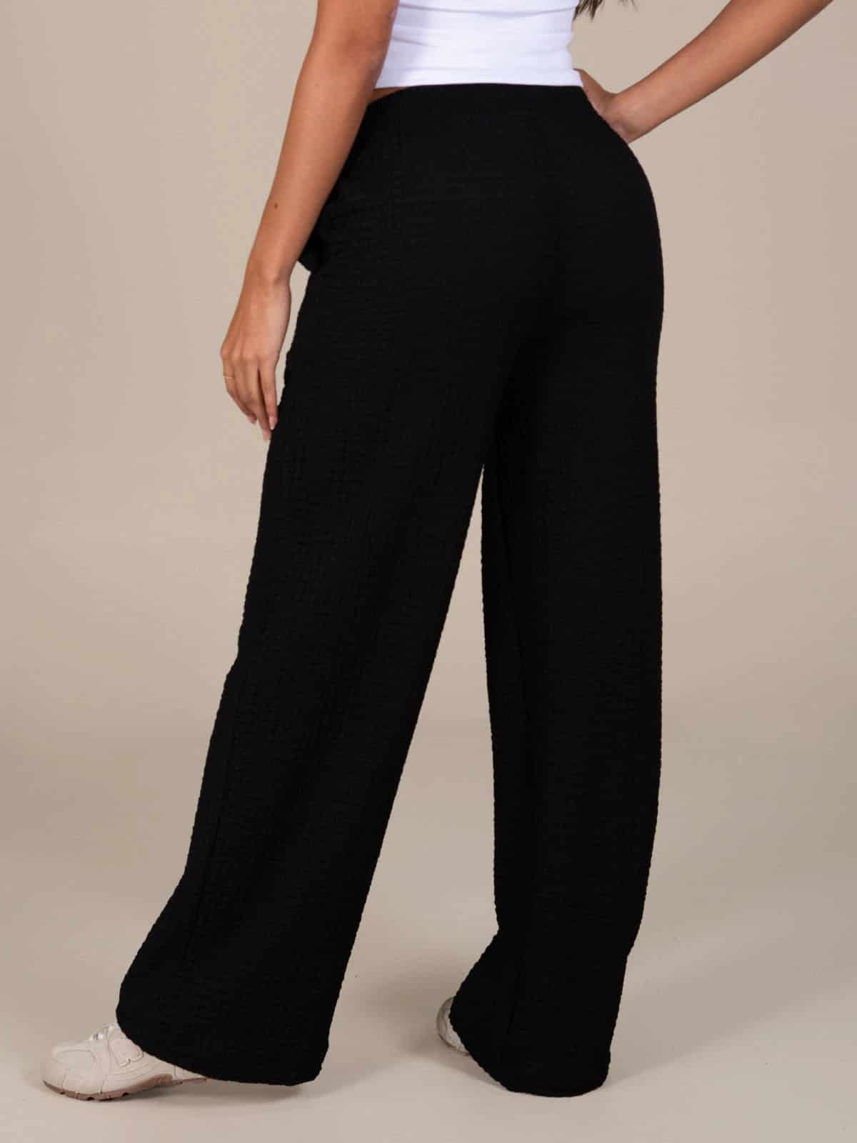 Pantalon alena leyva negro - miniatura 4