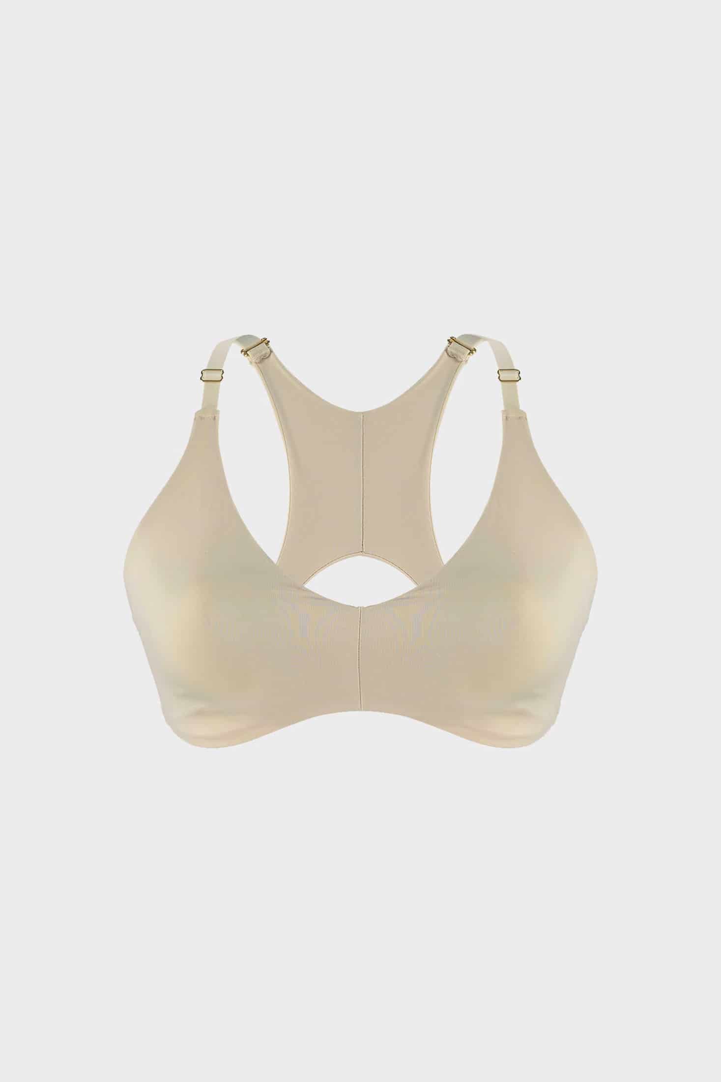 BRALETTE LISO ELLIPSE SIN ARO NI COPA TOTAL COMODIDAD 24 HORAS PIEL - miniatura 3