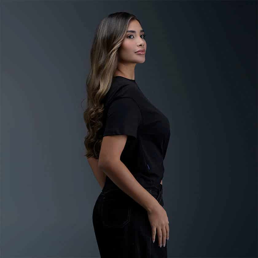 Blusa Crop Negra Mujer - miniatura 4