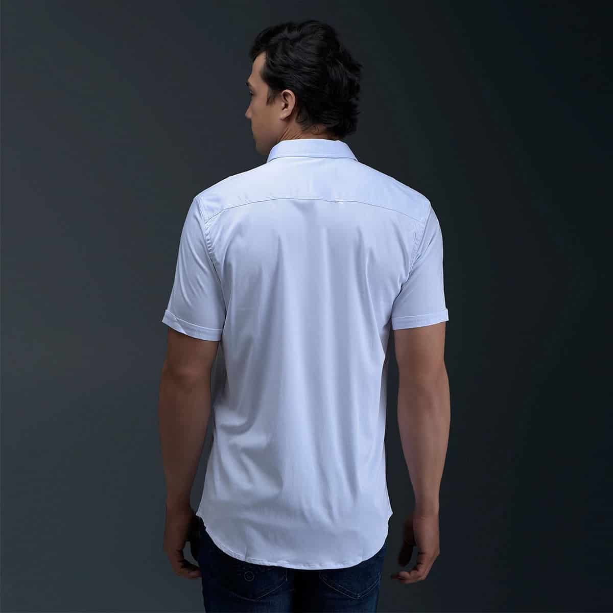 Camisa Blanca Manga Corta - miniatura 2