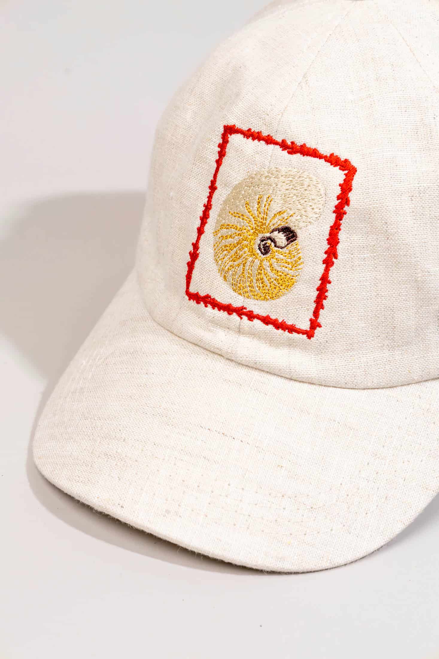 Men's linen cap atlantis embroidered - miniatura 16