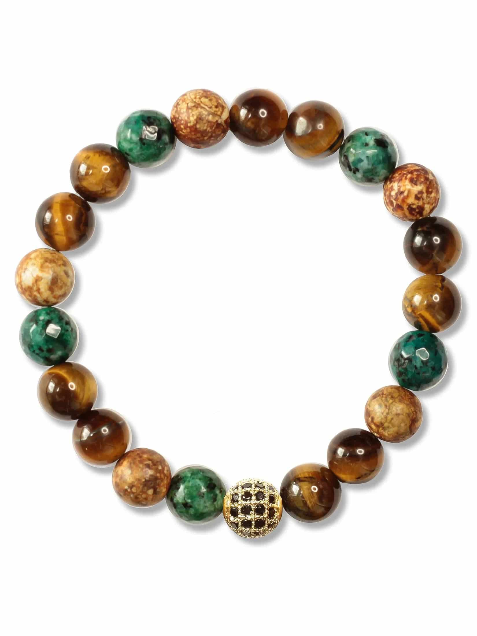 Brazalete Tigre Africa 8mm - miniatura 1