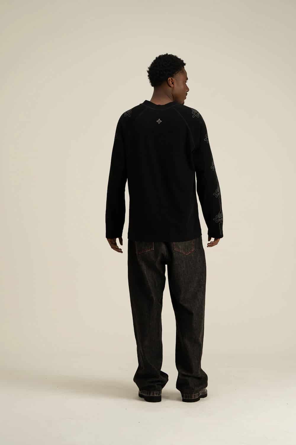 SANCTUS BLACK PULLOVER - miniatura 3