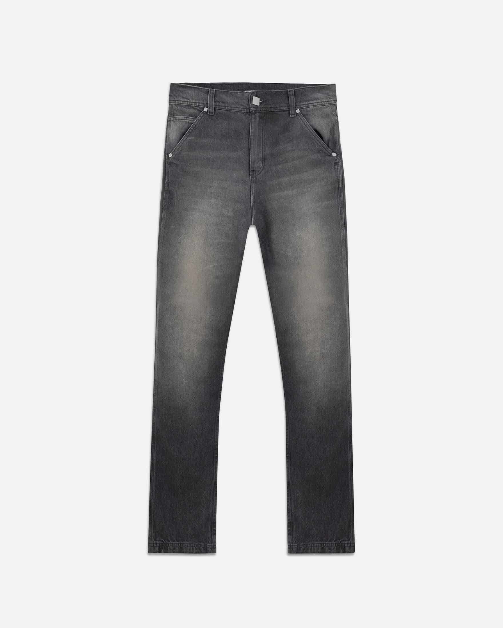 Line Basic Slim fit Fit Jeans Washed Black - miniatura 3